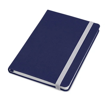 Записная книжка А5 недатированная, в линию Paperbook Canvas Темно-синяя