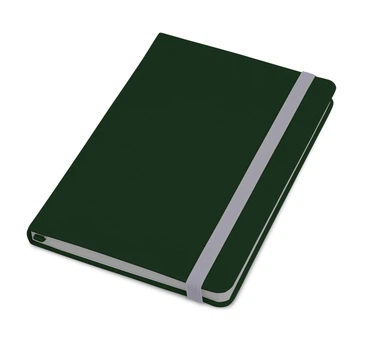 Записная книжка А5 недатированная, в линию Paperbook Canvas Зеленая