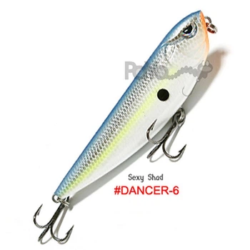 Воблер SHARP DANCER TOPWATER, Sexy Shad