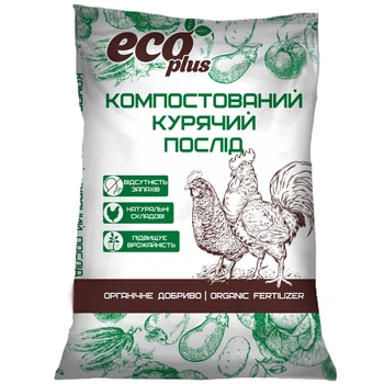 Компостированный куриный помет ECO PLUS / 6 л