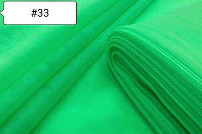 Ткань Фатин Зеленый №33