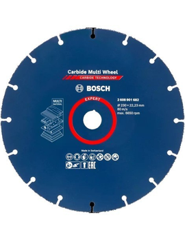 Пильный диск Bosch Expert Carbide Multi Wheel 230x22,23 мм (2608901682)