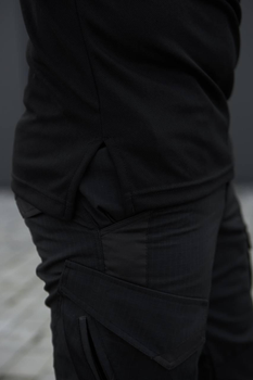 Мужская футболка Поло для Полиции и ГСЧС черный цвет Cool-pass Размер 44