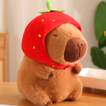 М'яка іграшка Капібара Strawberry 23 см, Velice