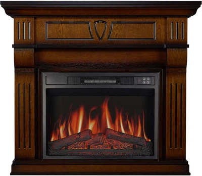 Каминокомплект ArtiFlame Beethoven с обогревом и звуком горения огня Дуб антик
