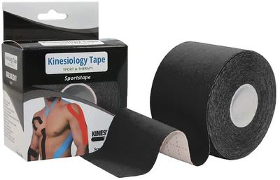 Спортивний кінезіо тейп EasyFit Kinesiology Sportstape лікувальний пластир, водостійкий (KSPT-8975)