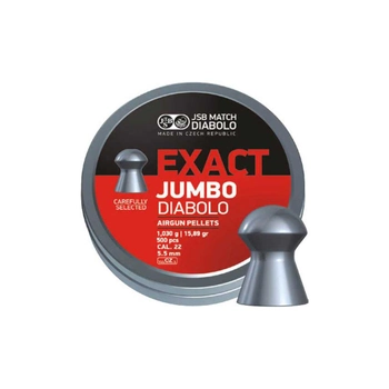 Пульки JSB Exact Jumbo 5,51 мм 250 шт/уп (546246-250)