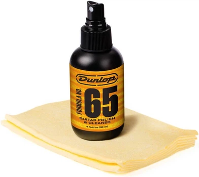 Очиститель +&nbsp;полировочная тканевая салфетка Dunlop 654с Formula 65 Guitar Polish And Cleaner Set