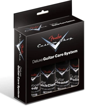 Набор средств по уходу за гитарой Fender Custom Shop Deluxe Guitar Care System 4 Pack