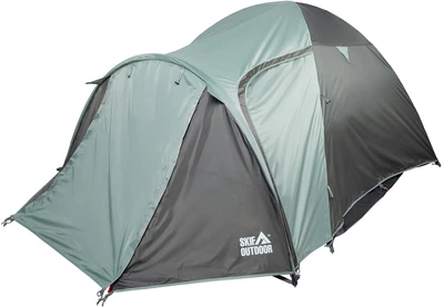Намет SKIF Outdoor Bakota 3 120+210x210x130 см 3-місний Зелений (3890392)