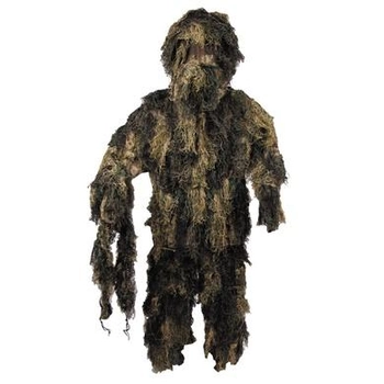 Маскувальний костюм вогнетривкий «ghillie» xl/xxl woodland suit mfh camo