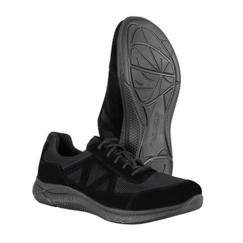 Кросівки тактичні Ягуар літні нубук з 3D-сіткою Чорні 40 (265 мм)