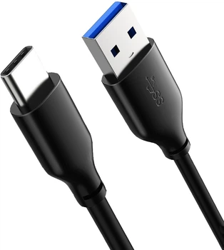 Кабель CABLETIME USB Type A - USB Type C 5V/3A быстрая зарядка 1.5 м Black (CA42J)
