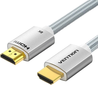 Кабель Vention HDMI - HDMI v2.1, 8K 60 Hz, 4K 165 Hz, 2K 144 Hz, 1080P 240 Hz 1 м (ALCIF)