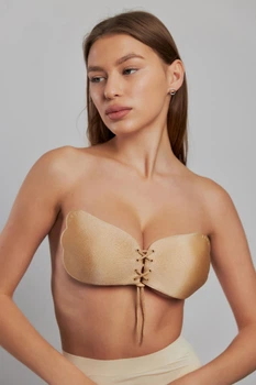 Бюстгальтер-невидимка без бретелек Nud Fly Bra Телесный (C)