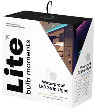 Розумна світлодіодна стрічка Lite Bulb Moments Smart Waterproof LED RGBW 5 м (NSL912015)