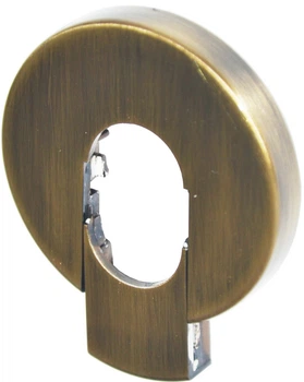 Декоративна накладка розбірна (пластик) Ø45 x 15 мм BRUSH BRONZE Carlo Poletti Srl A56955M