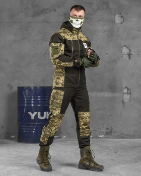 Тактический военный костюм горка Fraktal ( Китель + Штаны ), Камуфляж: Пиксель, Размер: XL