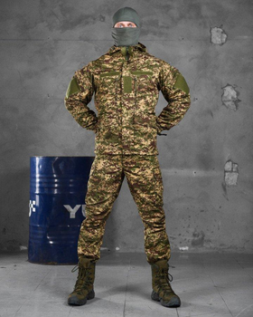 Тактичний військовий комплект гірка Godye ( Куртка + Штани ), Камуфляж: Піксель, Розмір: L