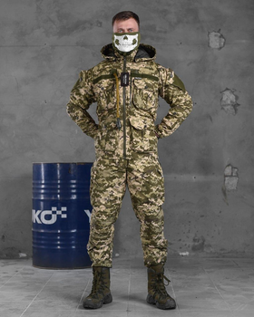 Тактический военный костюм XC/11 ( Куртка + Гидратор + Штаны ), Камуфляж: Пиксель, Размер: XXL