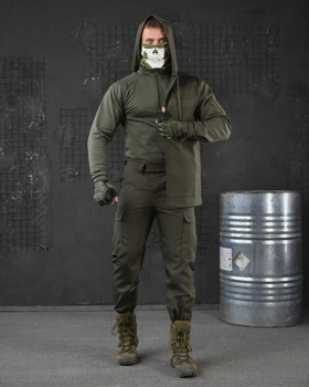 Тактичний військовий костюм Molot ( Китель + Убакс + Штани ), Камуфляж: Олива, Розмір: L