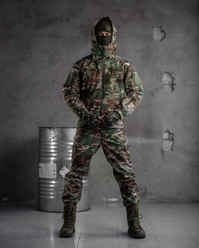 Тактичний теплий військовий комплект Jaker ( Куртка + Штани ), Камуфляж: Мультикам, Розмір: S