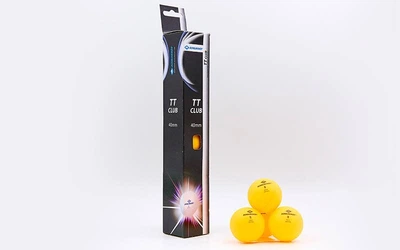 Кульки для настільного тенісу Donic 1-T One Poly 40+ Помаранчевий