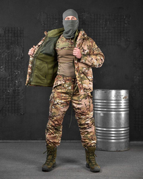 Тактический теплый зимний военный костюм Lader Plus ( Куртка + Штаны ), Камуфляж: Мультикам, Размер: M