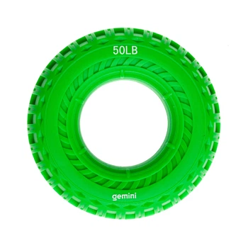 Эспандер кистевой кольцо силикон Gemini GI-3993-50LB нагрузка 22,5 кг зеленый