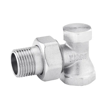 Кран радіаторний кутовий Karro KR-304 відсікаючий нижній 1/2"