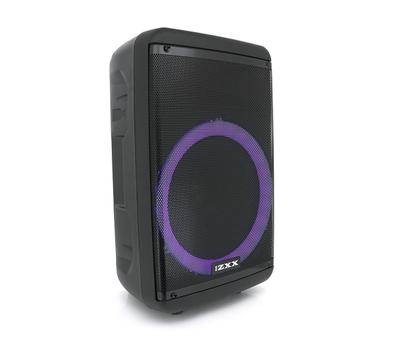 Потужна акустична система з підсвічуванням ZXX-7878, 60W, 2 Bluetooth мікрофони, вбудований акум 12B 5A, живлення 220в, Black, B