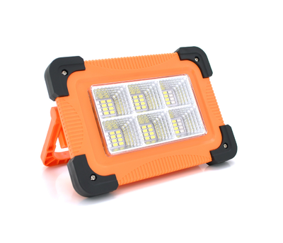 Переносний ліхтар-прожектор Leovin LE-068+Solar (30W), 36 LED(SMD), 4 режими, вбудований акумулятор, заряд від 5V, USB вихід,Box