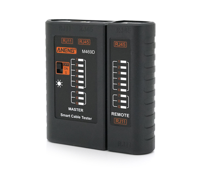 Кабельний тестер ANENG M469D, RJ-45+RJ-11