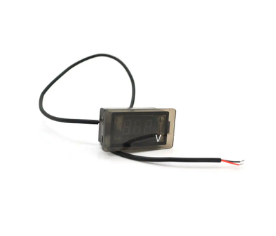 Цифровий вольтметр вологозахищений IP65, діапазон вимірювань 4 -120V, Green