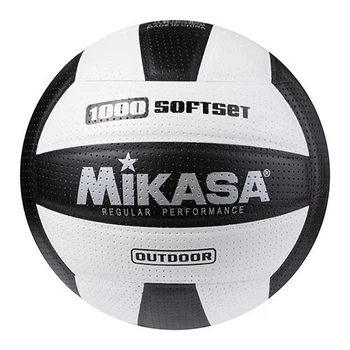 М'яч волейбольний чорно-білий Mikasa 1000 Soft Set