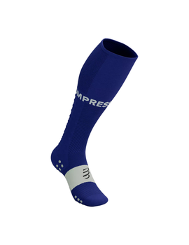 Гольфи компресійні для бігу Compressport Full Socks Run, Dazz Blue/Sugar, T2 (39-41)