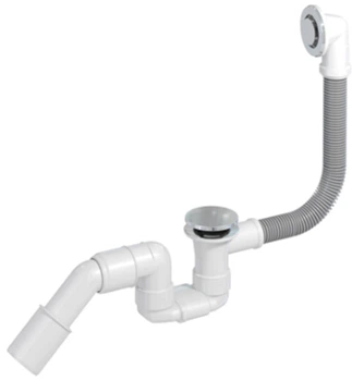Сифон для ванни PREVEX Bathloc 1 1/2" з переливом Click-Clack 40/50 мм (BBL-C5R45-003)