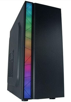 Корпус для ПК Frontier PAUNI P05 ATX, RGBполоса, 2x3.5" + 1x2.5"; 370*180*410mm