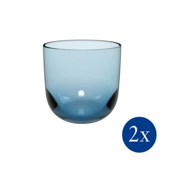 Набор из 2 стаканов для воды Villeroy & Boch Like Glass Ice 280 мл синий (1951808180)