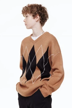 Свитер H&M пх8917 коричневий 134-140