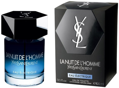 Туалетна вода для чоловіків Yves Saint Laurent La Nuit De LHomme Eau Electrique 100 мл (3614271664761)