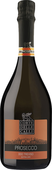 Вино ігристе Corte Delle Calli Prosecco Спуманте Тревізо біле сухе 0.75 л 11% (8010719758101)
