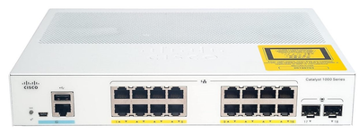Przełącznik Cisco Catalyst C1000-16P-2G-L PoE+ (889728248501)
