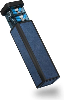 Премиальный контейнер для таблеток Talvolc M Pill Organizer 1 Time a Day Blue
