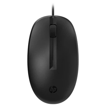 Мышка HP 128 Laser Wired, 3кн., 1200 dpi, черная