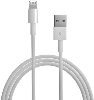 Кабель зарядки для Apple iPhone 6/7/8/X/11/12/13/14 Pro Max 1M USB to Lightning для IOS устройств Эпл (100 см) White