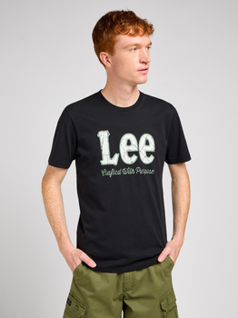 Koszulka męska Lee 112349540 M Czarna (5401019808178)