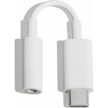 Адаптер Google 3.5 мм – USB Type-C (F/M), White (GA00477-WW) Білий 32267
