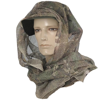 Багатофункціональний сітчастий шарф M-Tac Sniper Face Veil Scarf мультикам розмір 21 x 10 см