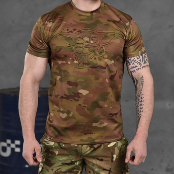 Потоотводящая мужская футболка Punishment с принтом "Йода" мультикам размер L